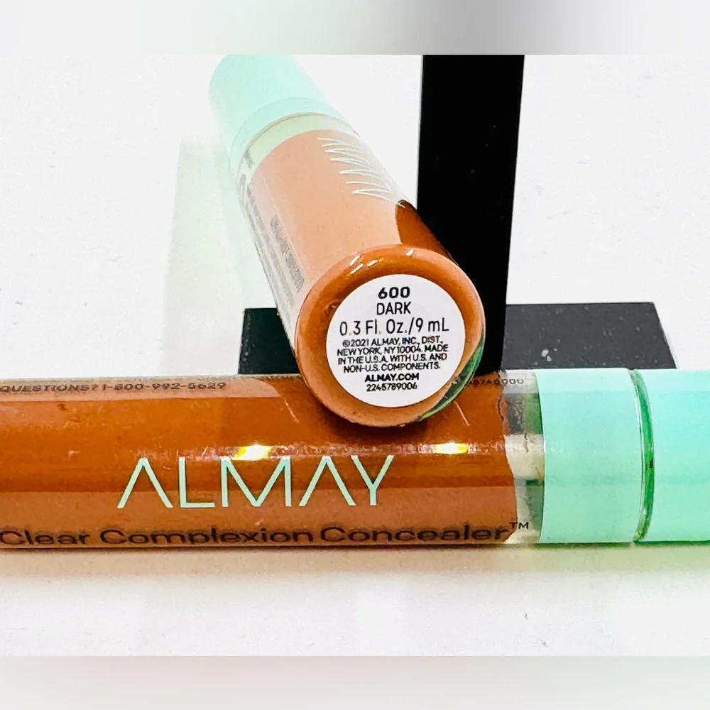 Almay Clear Complexion Concealer - Shade 600 Dark X 2 NEW
